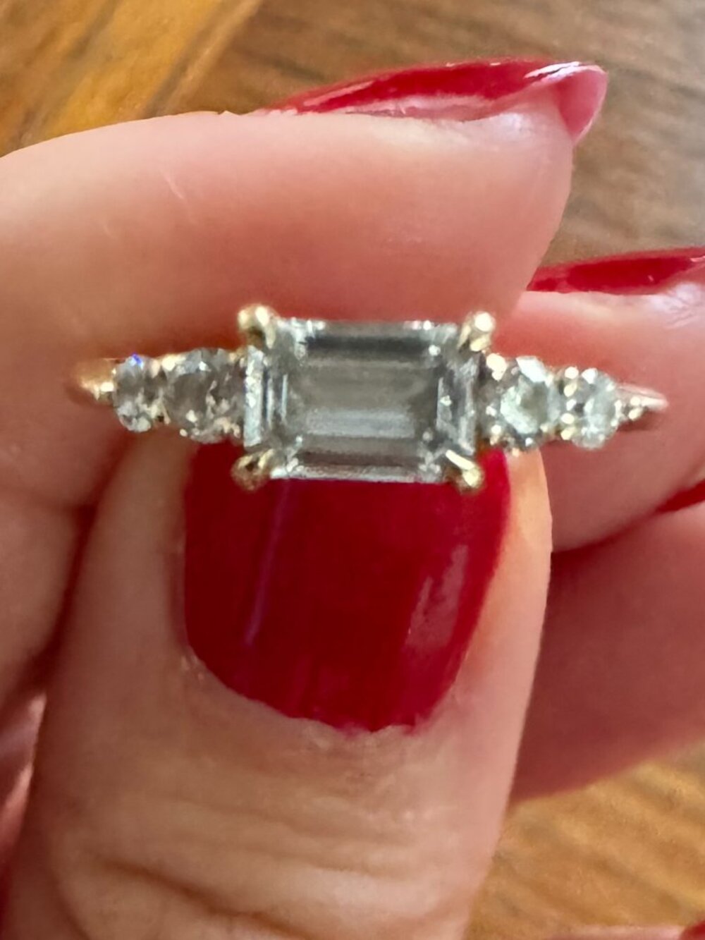 Anna Sheffield Bea Five-Stone Engagement Ring